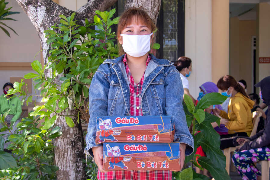 Corona Relief in Vietnam. Food boxes @Plan International